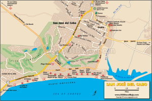 San Jose del Cabo Baja Map